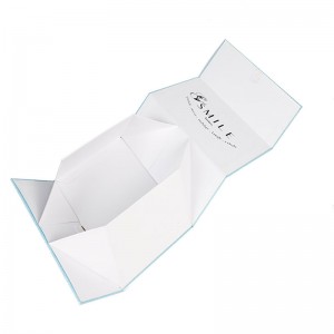 Scatola regalo magnetica pieghevole per abiti da sposa