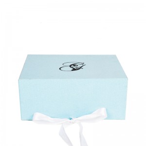Scatola regalo magnetica pieghevole per abiti da sposa