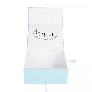 Scatola regalo magnetica pieghevole per abiti da sposa
