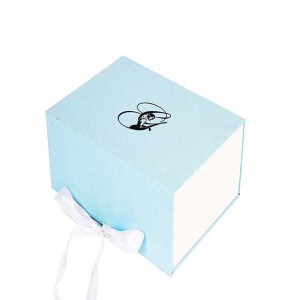 Scatola regalo magnetica pieghevole per abiti da sposa