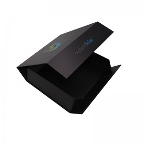 Foldable magnetic shoe box