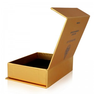 Scatola regalo magnetica in oro per la cura della pelle