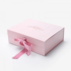 foldable magnetic gift box for dress