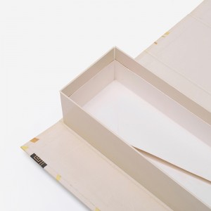 scatola regalo pieghevole in carta con coperchio