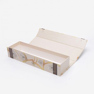scatola regalo pieghevole in carta con coperchio