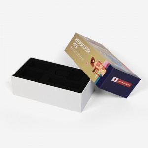 scatola regalo con coperchio e base per lucchetto