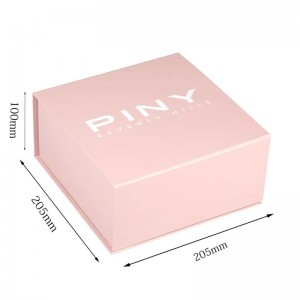 magnetic gift box with satin for jewellery