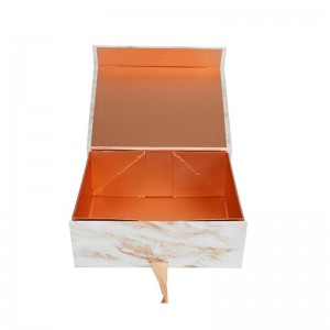 marble flat clothing dress paper folding box