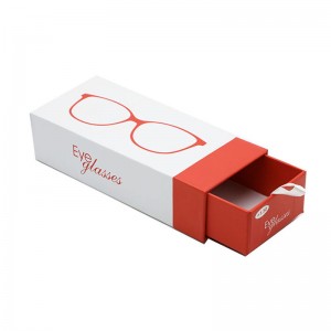 pull out drawer gift box for glass
