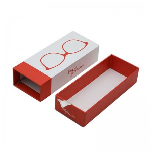 pull out drawer gift box for glass